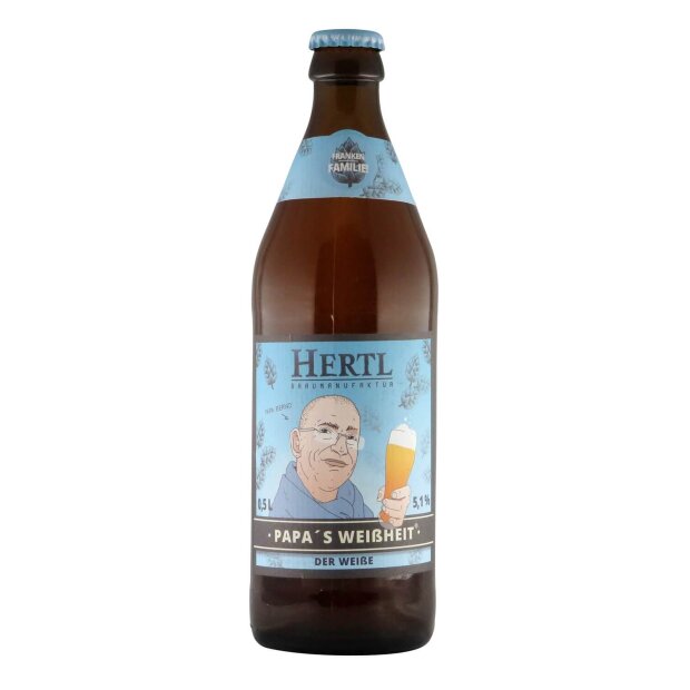 Hertl Papa´s Weißheit Weißbier 0,5l