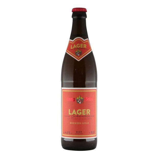 Lang-Bräu Lager Brewers Gold 0,5l